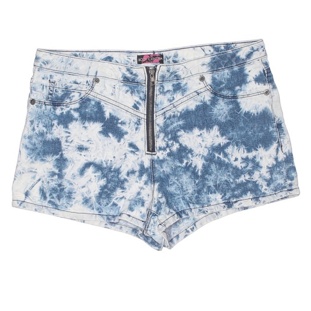 Body Central Acid Wash Denim Jean Shorts 9